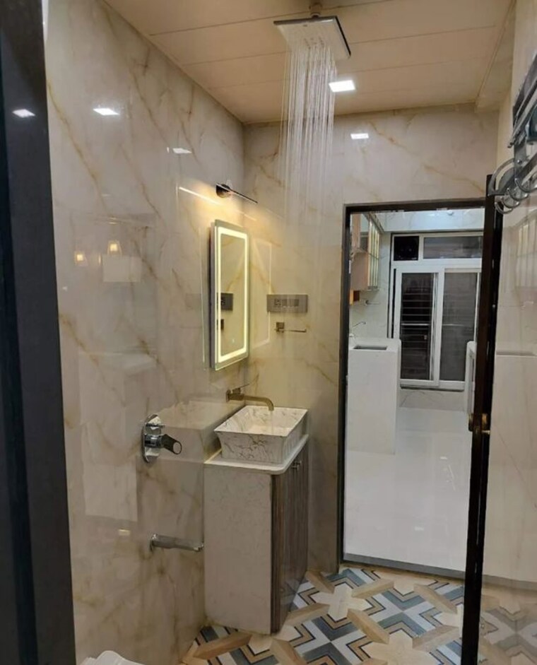 Bathroom, galaxy-greenwoods 2 Bedroom 1250 Sq.Ft. Apartment In Kharghar Navi Mumbai 10481980