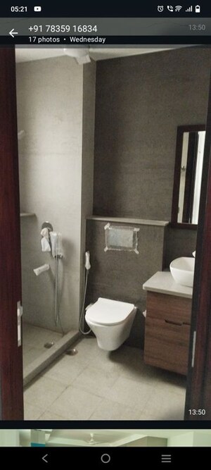 Bathroom in 4 BHK Apartment at Ansal API Esencia, Sector 67 – for Sale