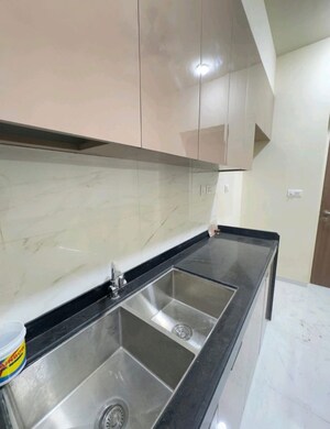 Kitchen in 3 BHK Apartment at Lodha Sterling, Kolshet Road – for Rent