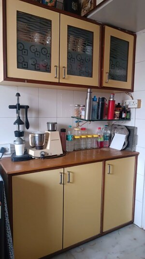 Kitchen in 1 BHK Apartment at Vinayak CHS, Malad West – for Rent