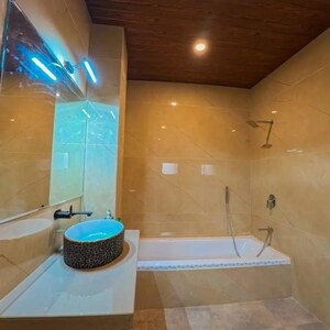 Bathroom in 3 BHK Apartment at Unique Youtopia, Kharadi – for Rent