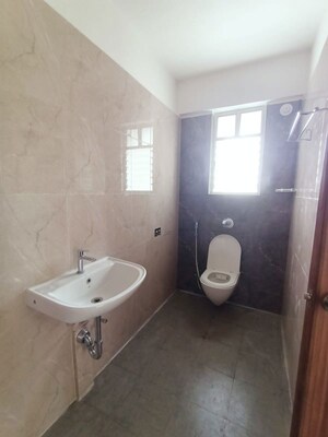Bathroom in 3 BHK Apartment at Mantra 99 Riverfront, Baner – for Rent