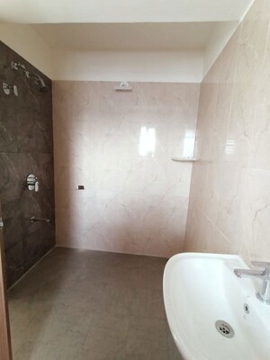 Bathroom in 3 BHK Apartment at Mantra 99 Riverfront, Baner – for Rent