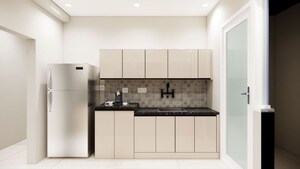 Kitchen in 3.5 BHK Apartment at Meridian Park At The Prestige City, Sarjapur Road – for Rent