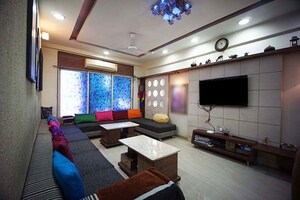 Living Room in 3 BHK Apartment at Ellisbridge – for Sale