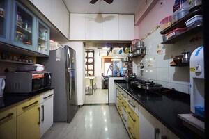 Kitchen in 3 BHK Apartment at Ellisbridge – for Sale