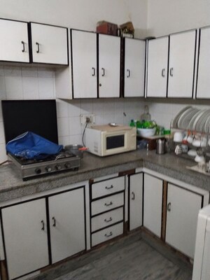 Kitchen in 3 BHK Apartment at Malviya Nagar – for Rent