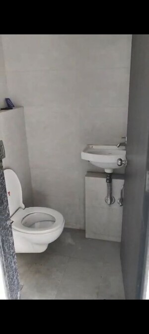 Bathroom in 1 BHK Apartment at Lodha Crown Quality Homes, Majiwada – for Rent