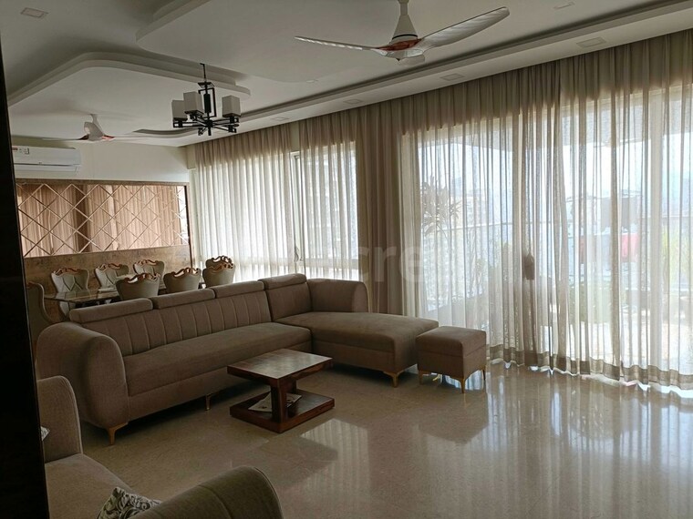 Living Room, goel-ganga-liviano 4 Bedroom 4360 Sq.Ft. Apartment In Kharadi Pune 10481537