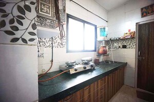 Kitchen in 1 BHK Apartment at Ellisbridge – for Sale