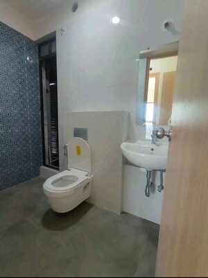 Bathroom in 2 BHK Apartment at Chandak Cornerstone, Worli – for Rent