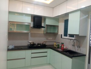 Kitchen in 2.5 BHK Apartment at Aparna Sarovar Zenith, Nallagandla – for Rent