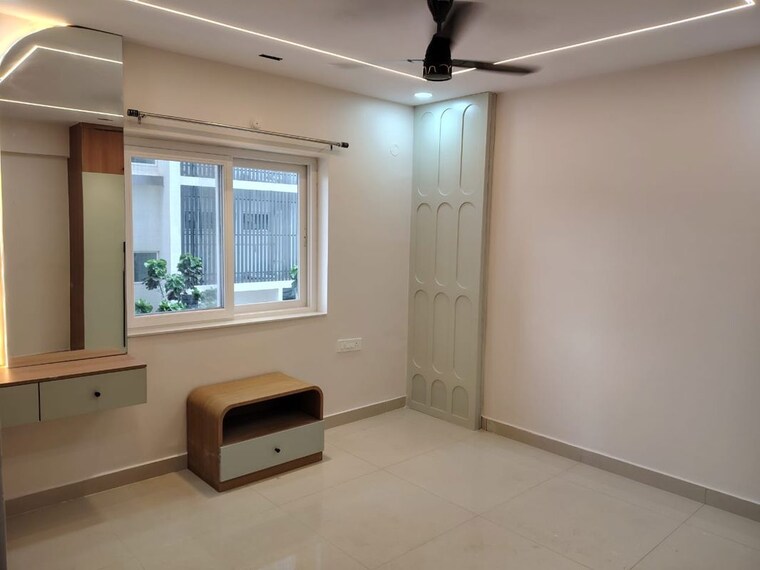 Living Room, praneeth-pranav-solitaire 3 Bedroom 1850 Sq.Ft. Apartment In Bachupally Hyderabad 10482399