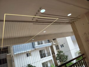 Balcony in 3 BHK Apartment at Praneeth Pranav Solitaire, Bachupally – for Rent