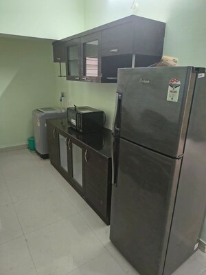 Kitchen in 2 BHK Apartment at Raviraj Tushar Garden, Pimple Saudagar – for Rent