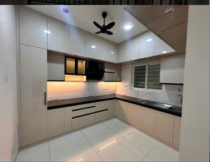 Kitchen in 3 BHK Apartment at Aparna Zenon, Puppalaguda – for Rent
