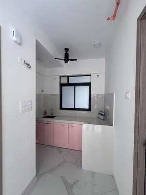 Kitchen in 2 BHK Apartment at Omkar Veda Exclusive, Parel – for Rent