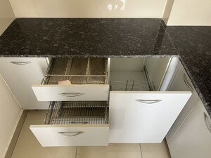 Kitchen in 2 BHK Apartment at Care The Alien Court, Trans Delhi Signature City – for Rent