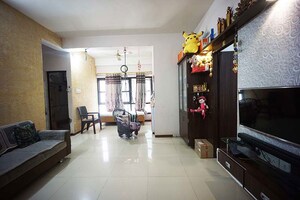 Living Room in 3 BHK Apartment at Ellisbridge – for Sale