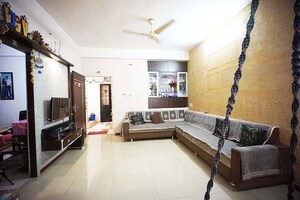 Living Room in 3 BHK Apartment at Ellisbridge – for Sale