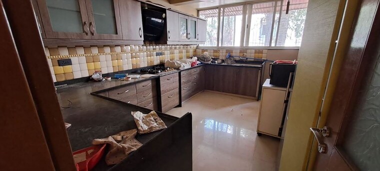 Kitchen, atur-park 3 Bedroom 2000 Sq.Ft. Apartment In Koregaon Pune 10482551