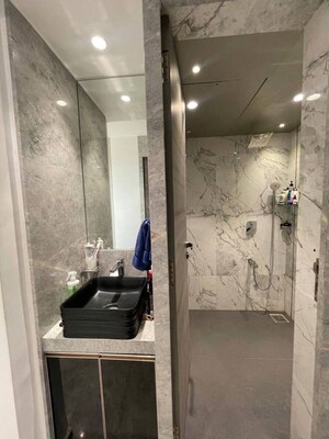 Bathroom in 2 BHK Apartment at Orchid Park, Matunga East – for Rent