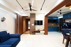Living Room in 3 BHK Apartment at Ellisbridge – for Sale