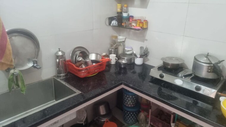 Kitchen, aerocity 1 RK 250 Sq.Ft. Builder Floor In Aerocity Mohali 10482714