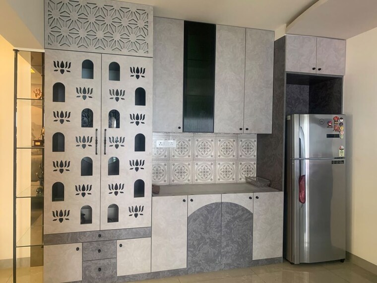 Kitchen, hallmark-skyrena 2 Bedroom 1280 Sq.Ft. Apartment In Narsingi Hyderabad 10482776