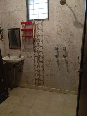 Bathroom in 2 BHK Builder Floor at Kalkaji – for Rent