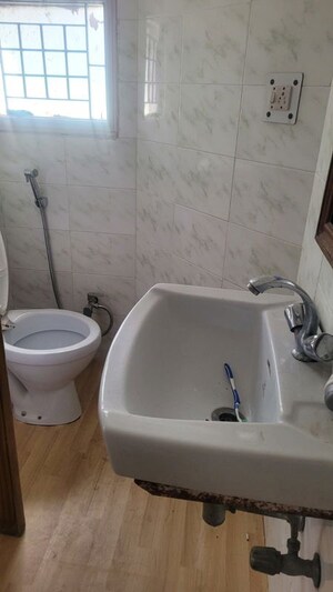 Bathroom in 2 BHK Builder Floor at New Palam Vihar – for Rent