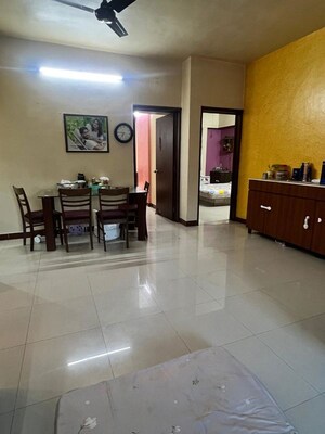 Living Room in 3 BHK Apartment at Aundh Gaon – for Rent