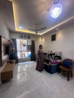 Living Room in 1 BHK Apartment at Lodha Amara, Kolshet Road – for Rent