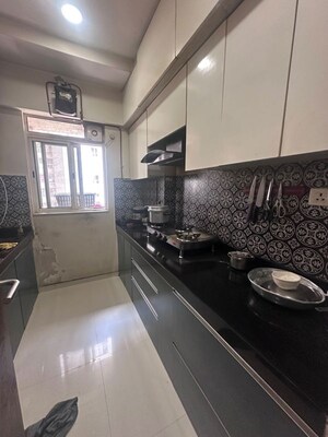Kitchen in 1 BHK Apartment at Lodha Amara, Kolshet Road – for Rent
