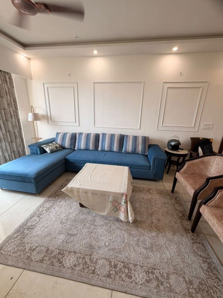 Living Room, rishita-mulberry-heights 3.5 Bedroom 1900 Sq.Ft. Apartment In Sushant Golf City Lucknow 10483083