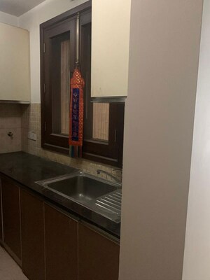 Kitchen in 2 BHK Builder Floor at Greater Kailash I – for Rent