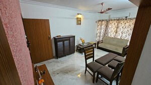 Living Room in 2 BHK Apartment at Gemstar Nazarene Apartments, Malad West – for Rent