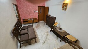 Living Room in 2 BHK Apartment at Gemstar Nazarene Apartments, Malad West – for Rent