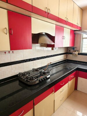 Kitchen in 2 BHK Apartment at G K Daffodils Housing Society, Pimple Saudagar – for Rent
