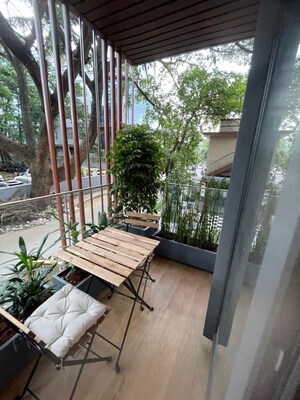 Balcony in 2 BHK Apartment at Axis The Palm, Indiranagar – for Rent
