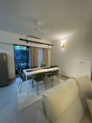 Living Room in 2 BHK Apartment at Axis The Palm, Indiranagar – for Rent