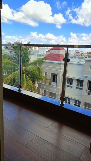 Balcony in 3 BHK Apartment at Noble Residency Plot, Bannerghatta – for Sale