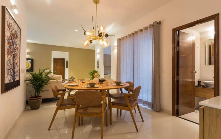 Living Room, godrej-habitat 3 Bedroom 2078 Sq.Ft. Apartment In Sector 3 Gurgaon 10483216