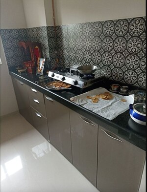 Kitchen in 1 BHK Apartment at Lodha Amara, Kolshet Road – for Rent