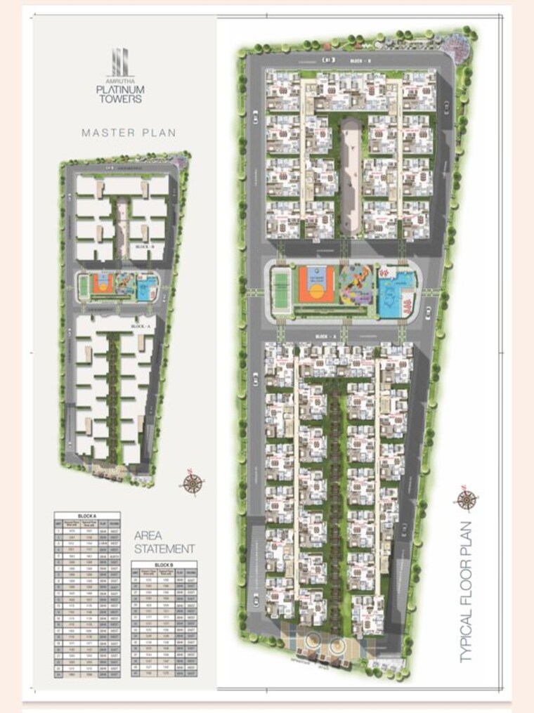 Master Plan, amrutha-platinum-tower 3 Bedroom 1466 Sq.Ft. Apartment In Whitefield Bangalore 10483213