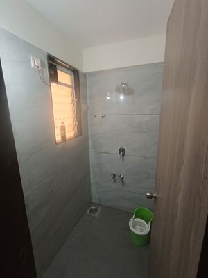 Bathroom in 1 BHK Apartment at Metropolis Bayside, Kasarvadavali – for Rent