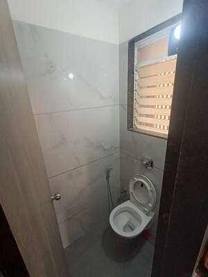 Bathroom in 1 BHK Apartment at Metropolis Bayside, Kasarvadavali – for Rent