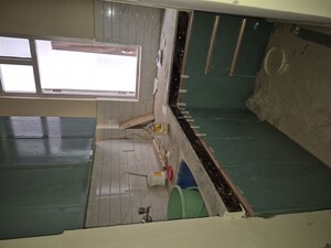 Kitchen in 1.5 BHK Builder Floor at Mayur Vihar – for Sale