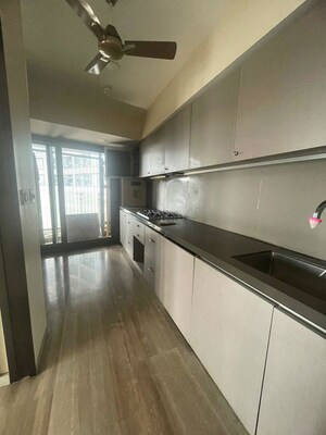 Kitchen in 3 BHK Apartment at Lodha World Crest, Worli – for Rent