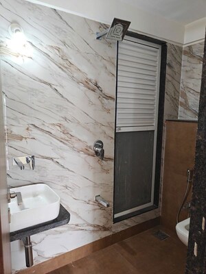 Bathroom in 2 BHK Apartment at Bhagwati Elysia, Pushpak Nagar – for Rent